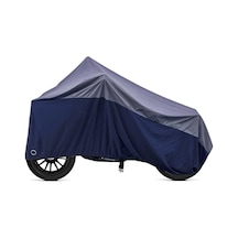 Lexroo Ct-b101l Motosiklet Branda Su Geçirmez 4 Mevsim Koruma Yıkanabilir Kalın Kumaş L Gri/lacivert