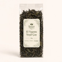 Blacksea Organics El Yapımı Yeşil Çay 50 Gr Katkısız Doğal Mayıs Hasatı Üst Yaprak