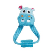 Pawise - 376 - Vivid Life-hippo With Tugger - Edntrend - Köpek Oyuncağı