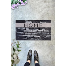 Grey Home 45X70 Cm Iç Ve Dış Kapı Önü Paspası
