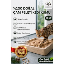 Denizli Pelet %100 Doğal Çam Peleti Kedi Kumu 10 Kg 20 Lt