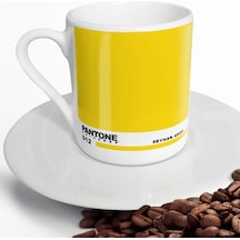 Kişiye Özel İsimli Pantone 012 Kahve Fincanı