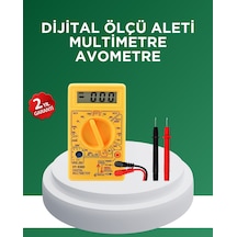 Dijital Multimetre Ölçü Aleti Ac Dc Ölçüm Ve Lcd Ekranlı - Lisinya