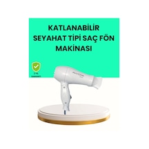 Mey İthalat Katlanabilir Seyahat Tipi Saç Kurutma Makinesi Çift Kademeli Ayar