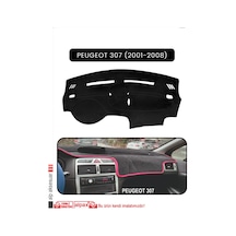 Peugeot 307 2001-2008 Torpido Koruma Halısı Siyah Kenar