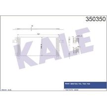 Kale 350350 Klima Radyatörü Kondansatör Man Tga 00 Tgs Tg06 Tgl Tgm 05 81619200018