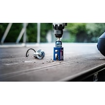 Professional 1x Expert Construction Material Delik Açma Testereleri Yumuşak Ahşap, Sunta, Tuğla, Yumuşak Döşemeler, Fiber Plastik Gfk, Cfk, Ø 57 Mm, Aksesuar Darbeli Matkap/vidalama
