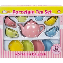 Porselen Çay Takımı 13 Parça Standart