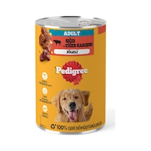 Pedigree Sığırlı Ve Ciğerli Konserve Yaş Mama 400 G - 4 Adet Tarı