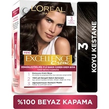 L Oréal Paris Excellence Creme Saç Boyası Koyu Kestane