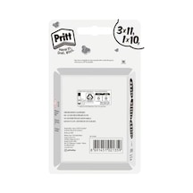 Stick Yapıştırıcı, 3+1 Simli Ve Güvenli El İşi Yapıştırıcısı, Hızlı Ve Pratik Yapıştıran Okul Ve Ofis Malzemesi, 3x11g+1x10g Pritt Stick Yapıştırıcı Pembe