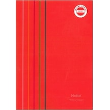Notte Pp.kapak Defter Dikişli A4 Kareli 100 Yap Kırmızı