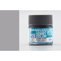 10 Ml. Dark Gray 1 Aqueous Serisi Maket Boyası, Mr.hobby H082 Standart