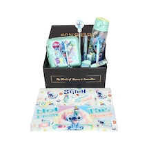 Stitch Lisanslı Kırtasiye Seti, Matara, Beslenme Kutusu, Kalem, Silgi Ve Kalemtraş