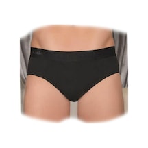 Erkek Modal Kalın Bel Lastikli Slip Külot Berrak-4406 001