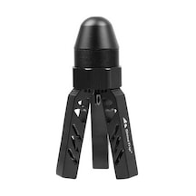 Bloomnest Es Siyah Kamp Kamera Işığı Destek Çubuğu Alüminyum Katlanabilir Çadır Aksesuarı Siyah