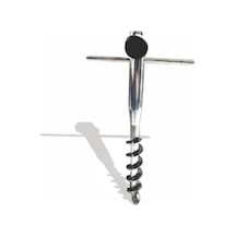 Arteous Burgulu Metal Şemsiye Kazığı Plaj Kazığı 41 Cm Sıkma Aparatlı