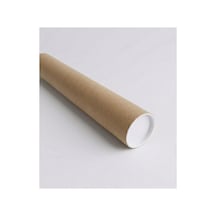 Esila Kağıtçılık Postüp Kapaklı Silindir Kutu 5,5 X 65 Cm Karton Rulo Tüp Poster, Afiş, Harita Kutusu 1 Adet