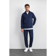 Back And Bond Lacivert Regular Fit Jogger Pantolon
