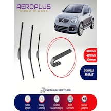 Aeroplus Citroen C2 Ön Arka Muz Silecek Takımı 2003-2009