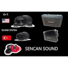 Rockford Fosgate Usa - Skull Audio Tr -  Paket Ses Sistemi 4+1 Sencan Sound