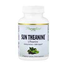 Paradise Herbs, Sun Theanine , 90 Vegetarian Capsules 200 Mg Per Capsule