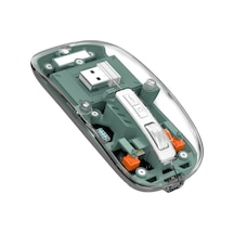 Kablosuz Mouse Şeffaf Tasarım Uczzzm223mouseyeşil-8 Belirtilmemiş