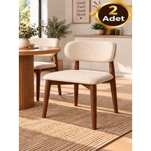 2 Adet Polo Nergis Ahşap Gürgen Sandalye Cafe,restaurant,mutfak,salon,yemek Odası Sandalyesi Ceviz