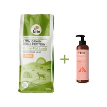 Kito Kuzu Etli Yetişkin Köpek Maması 15 KG + Kito Fish Oil