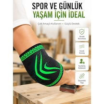 Dirsek Destekliği Kompresyonlu Elastik Spor Dirsek Koruyucu Günlük Kullanım İçin Siyah