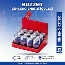 Buzzer Ginseng Enerji Içeceği +18 - 12'li Ekonomik Avantaj Set