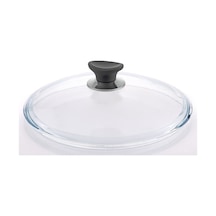 Paşabahçe 32 Cm Payrex Paşabahçe Cam Kapak Kulp Dahil Tava-tencere Model:pcbk009