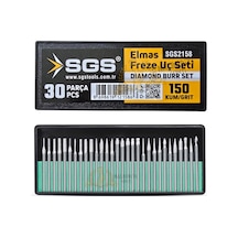 Sgs Elmas Freze Uç Seti - 150 Kum - 30 Farklı Parça