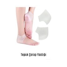 Topuk Gömleği Diken Çorabı Koruyucu Gömlek Tabanlık Silikon Esnek Çorap Gömleği Koruyucu Bunyon