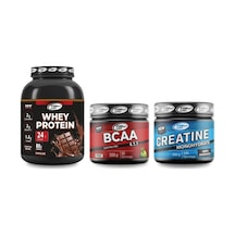 Whey Protein Çikolatalı 2000gr/bcaa300gr/creatine Monohydrate300gr Çikolatalı