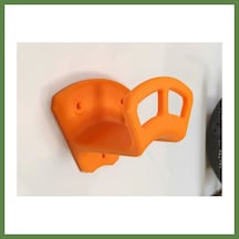 Bezos 3d Baskı Uzatma Kablosu Ve Bahçe Hortumu Askısı Duvara Monte Kablo Askı Aparatı Turuncu Hb006