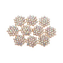 Suntek 10 Adet Alaşım Kristal Boncuk Süslemeleri E