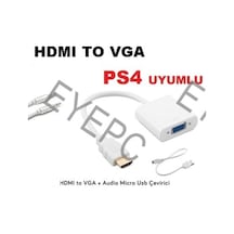 Hdmı To Vga Çevirici Ps4 Uyumlu