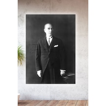 Lucena Metal Baskılı Atatürk Koleksiyonu Tablo No 13 - 30 Cm X 40 Cm