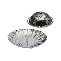 Küçük Metal Buharda Sebze Pişirici Sepet Haşlama Aparatı Bx40