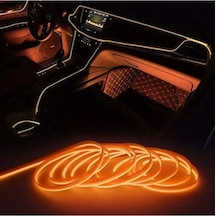 Tiger Marketing Turuncu Renk 2 Metre Şerit İp Neon Torpido Ledi