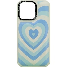 Nettech Apple Uyumlu iPhone 13 Pro Kalpli Casetify Seri Arka Koruma Kılıf - Mavi Mavi