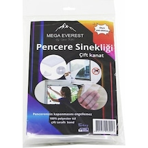 Çift Kanat Tül Pencere Sineklik 100x150cm - 5mt Bant 4832