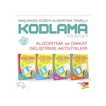Algoritma Temelli Adım Adım Kodlama 4'lü Set Dikkat Atölye