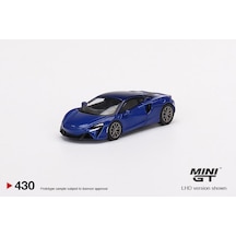 Mini gt 430 McLaren Artura Volcano Blue 1:64 Model Araba