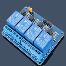 Hatfon-12V 4 Kanal Röle Kartı (Geliştirme Kartlarıyla Uyumlu)