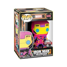Funko 48846 Marvel Black Lighiron Man Koleksiyon, Renkli Oyuncak