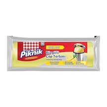 Çöp Torbası Büzgülü Orta 15&apos Li Limon 2106