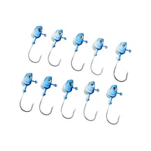 Jighead - Zoka - Kurşunlu Olta İğnesi - Xh-a 11 - Mavi Beyaz - 8 Gr - 10 Adet