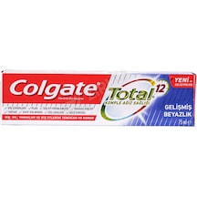 4 Adet Colgate Total Gelişmiş Beyazlık Diş Macunu 75 Ml